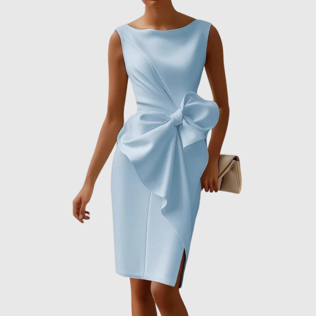 Ainsley | Chic Sleeveless Midi Gown