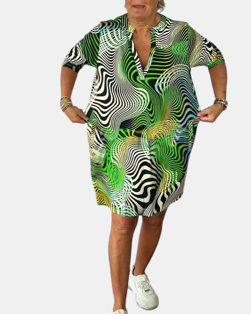 Emily™ | Vibrant A-line Dress