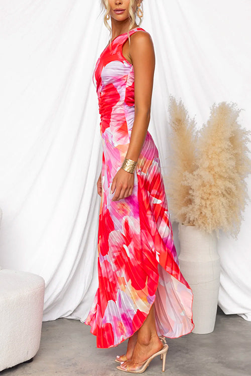 Celeste™ | Asymmetrical Ruffle Dress
