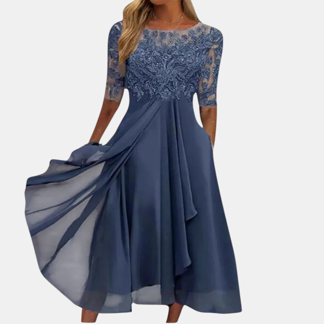 Isabella™ | Chic Floral Gown