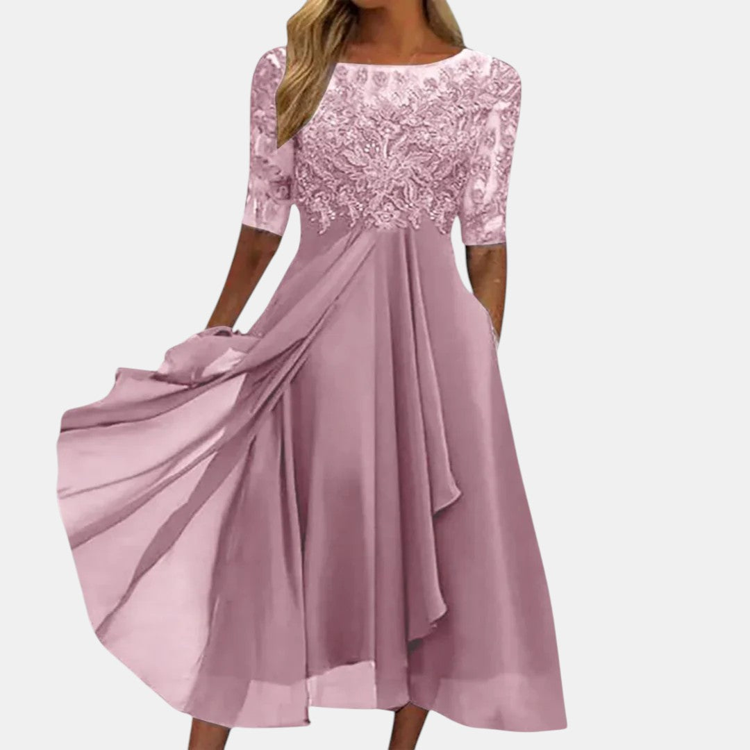 Isabella™ | Chic Floral Gown