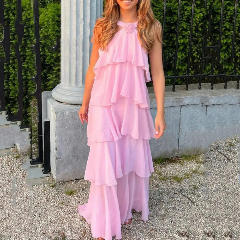 Ava™ | Off-Shoulder Tiered Maxi Dress