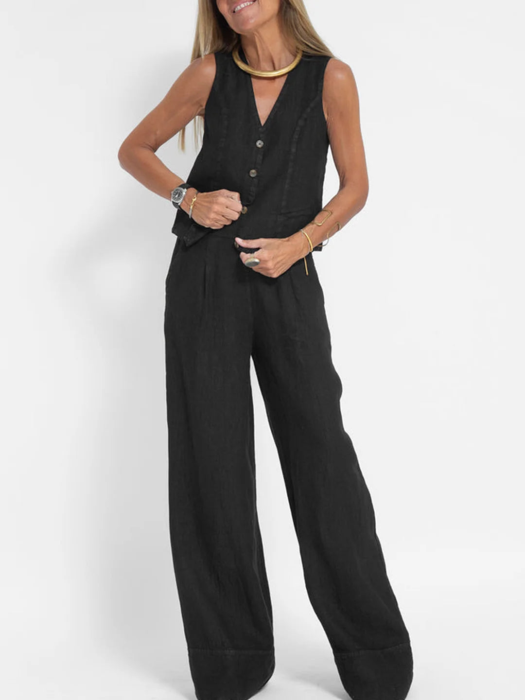 Aira - Tailored Blazer & Slim-Fit Trousers Ensemble