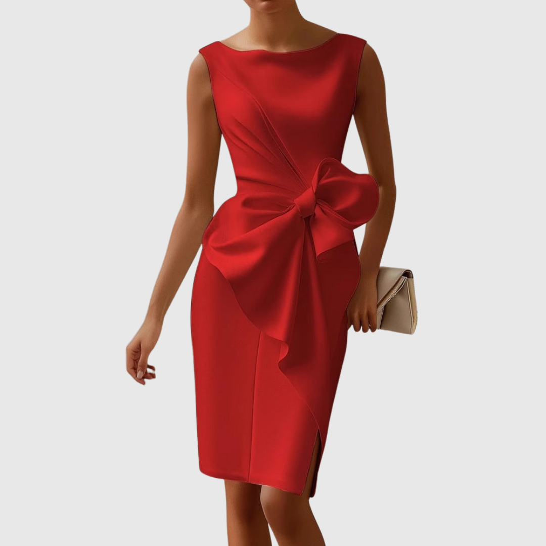 Ainsley | Chic Sleeveless Midi Gown
