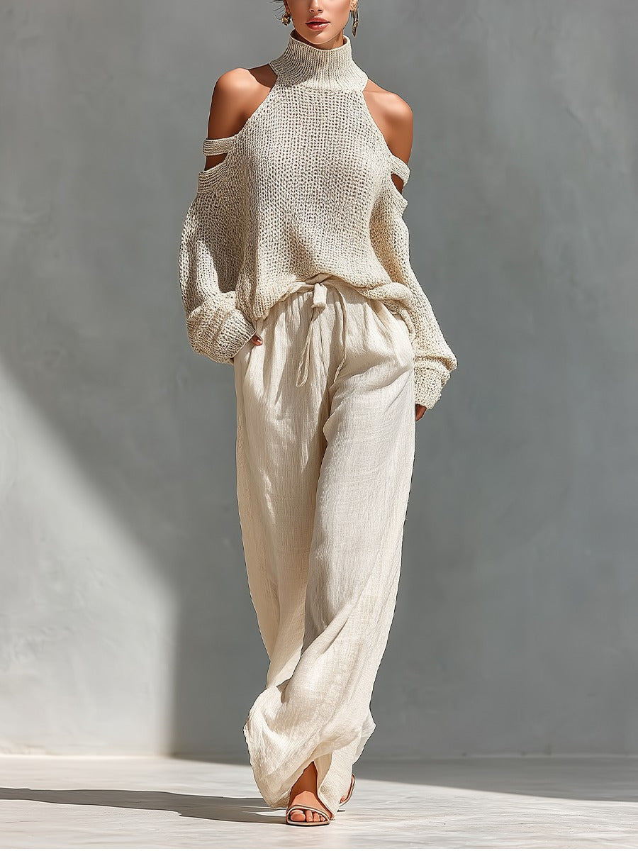 Alessia | Off-Shoulder Two-Piece Summer Set