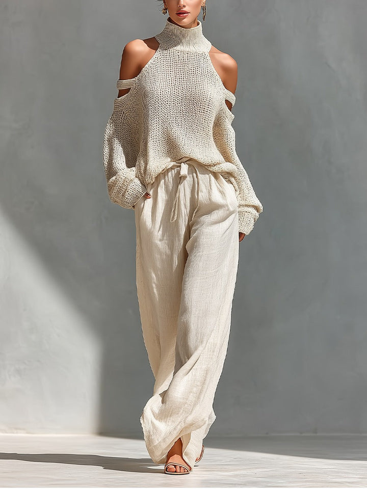 Alessia | Off-Shoulder Two-Piece Summer Set