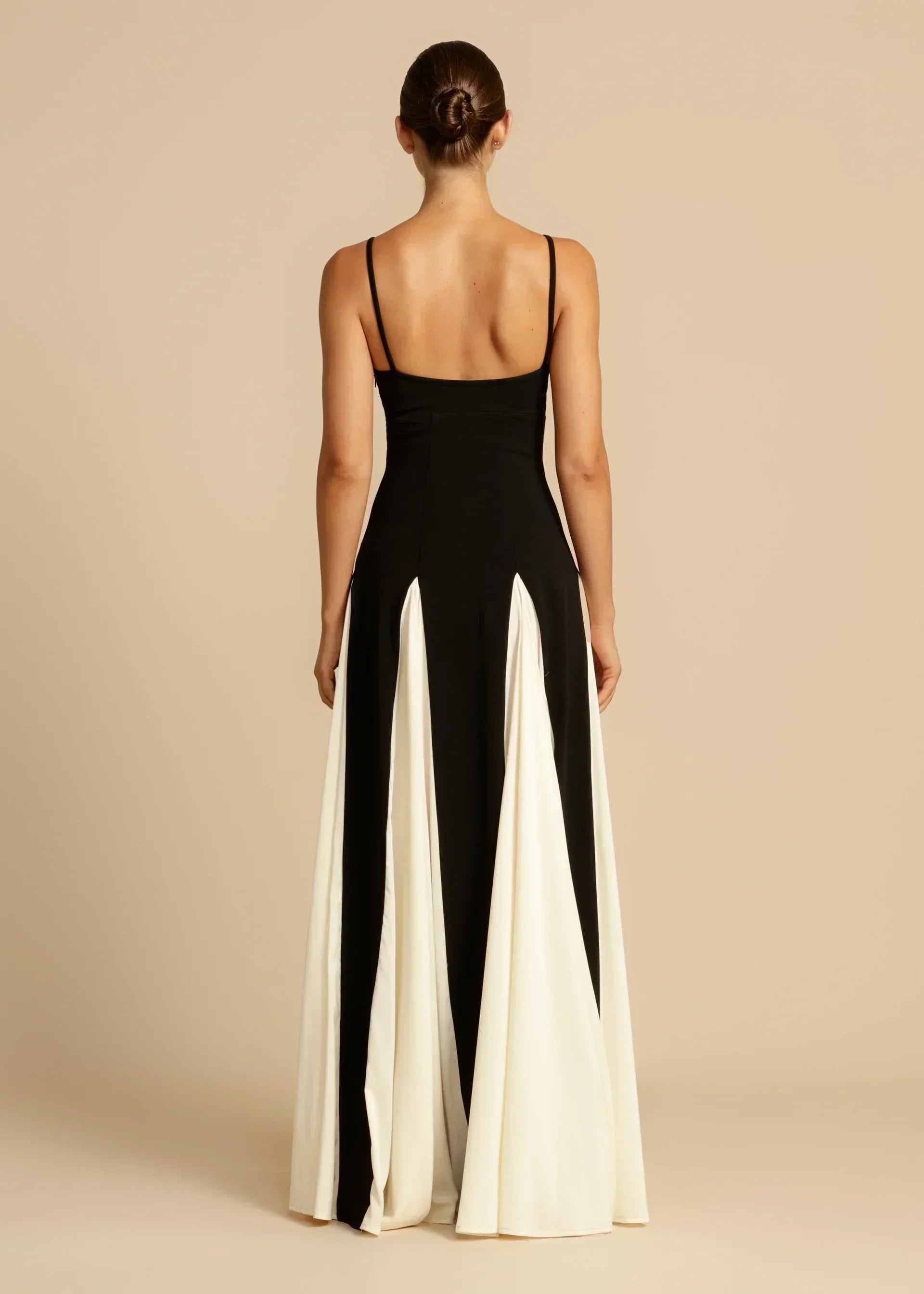 Seraphina™ | Chic Dual-Tone Ruffles Maxi Dress
