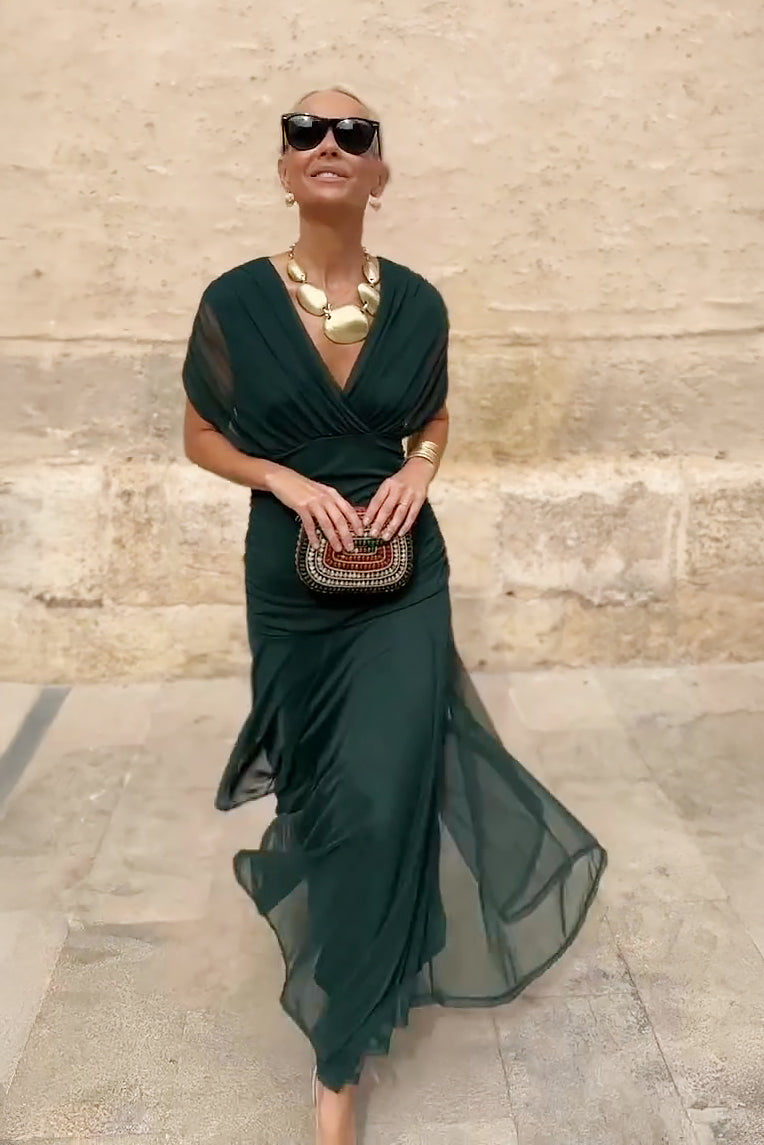 Emily | Chic Off-Shoulder Midi Dress