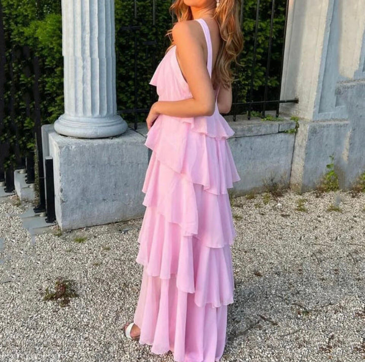 Ava™ | Off-Shoulder Tiered Maxi Dress