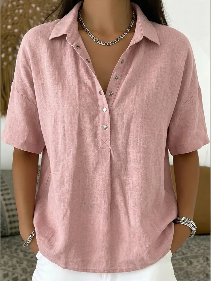 Clara Vayne® | Blouse with Collar and Button Detail (LIMITED TIME 1+1 FREE!)