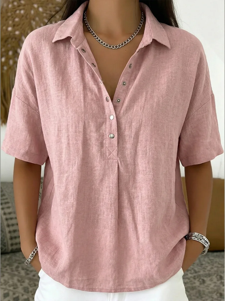 Clara Vayne® | Blouse with Collar and Button Detail (LIMITED TIME 1+1 FREE!)