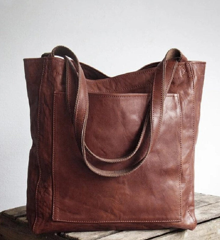 Pamela | Classic Vegan Leather Tote