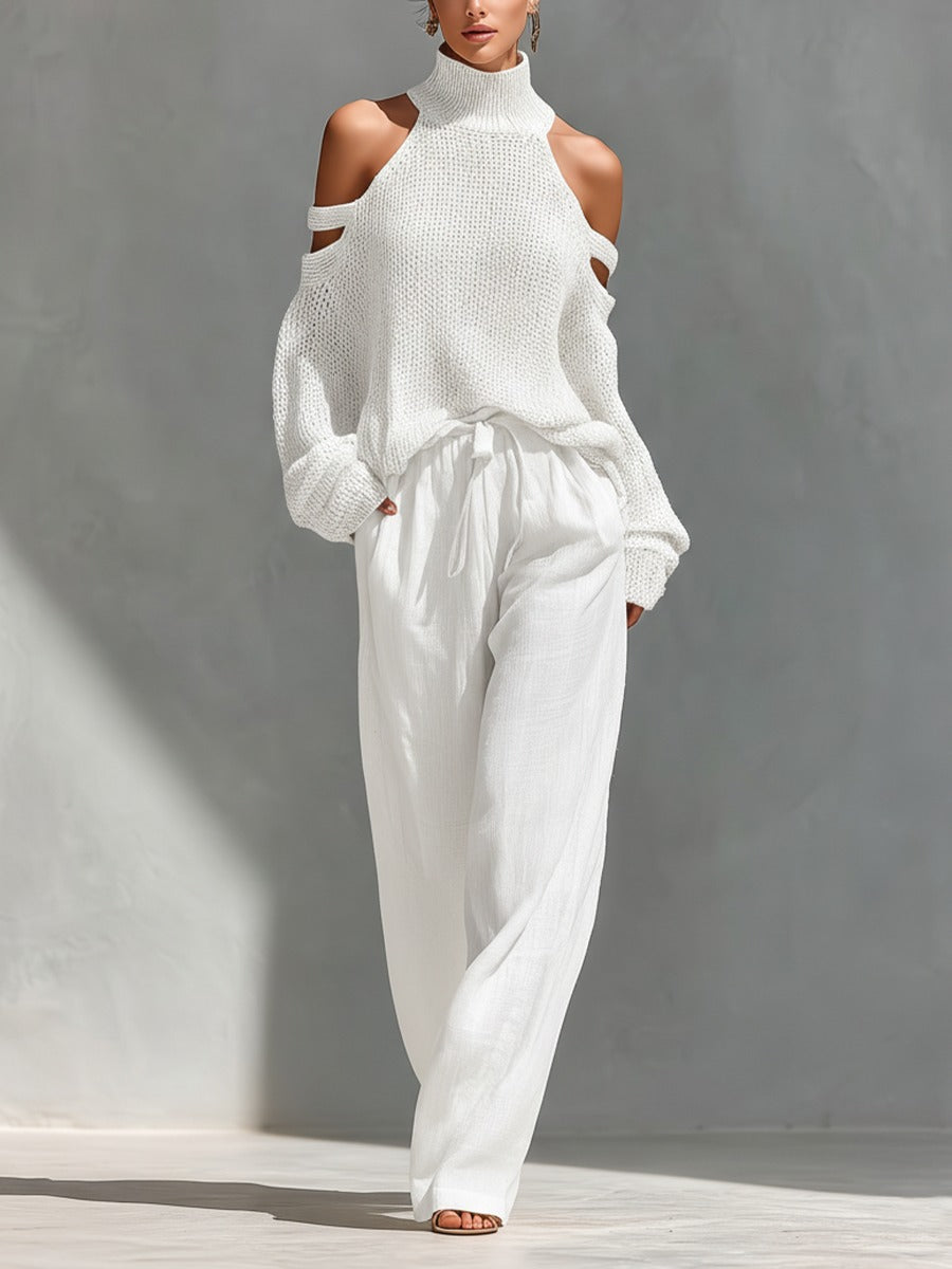Alessia | Off-Shoulder Two-Piece Summer Set