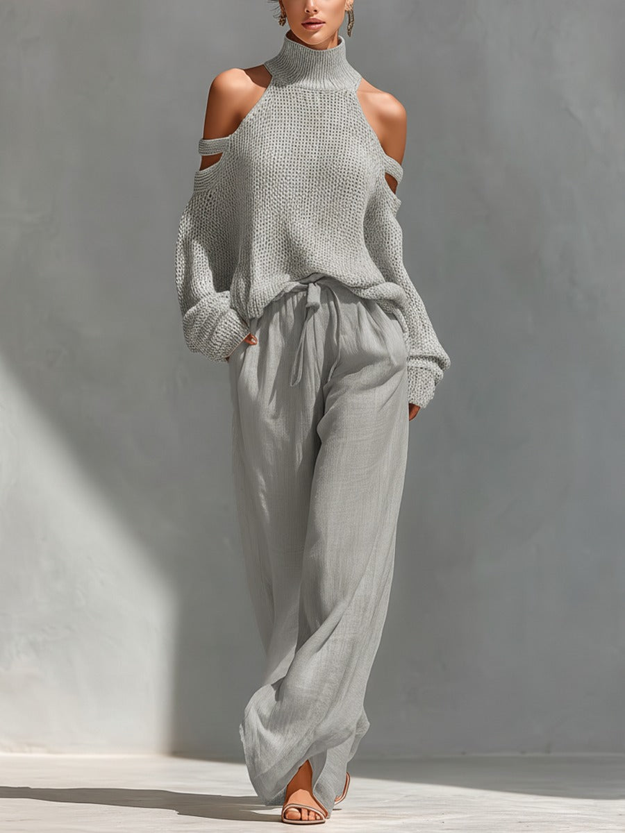 Alessia | Off-Shoulder Two-Piece Summer Set