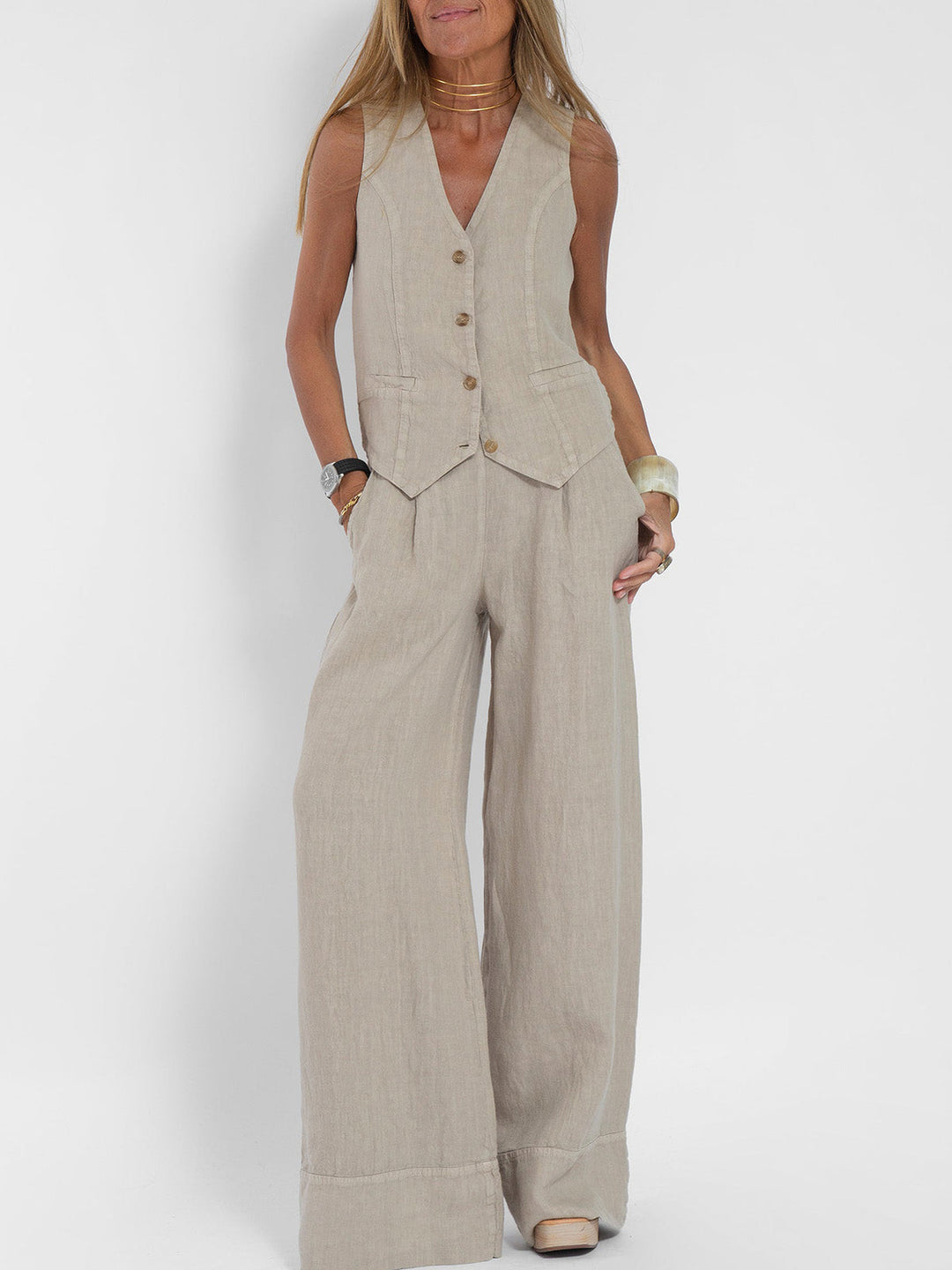 Aira - Tailored Blazer & Slim-Fit Trousers Ensemble