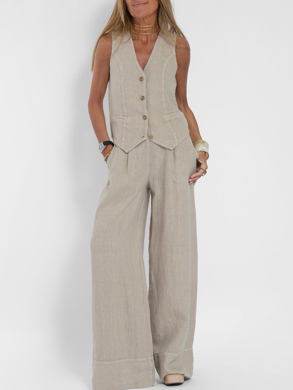 Aira - Tailored Blazer & Slim-Fit Trousers Ensemble