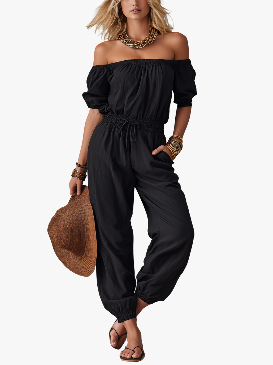 Lisara | OFF-THE-SHOULDER JUMPSUIT FOR WOMEN
