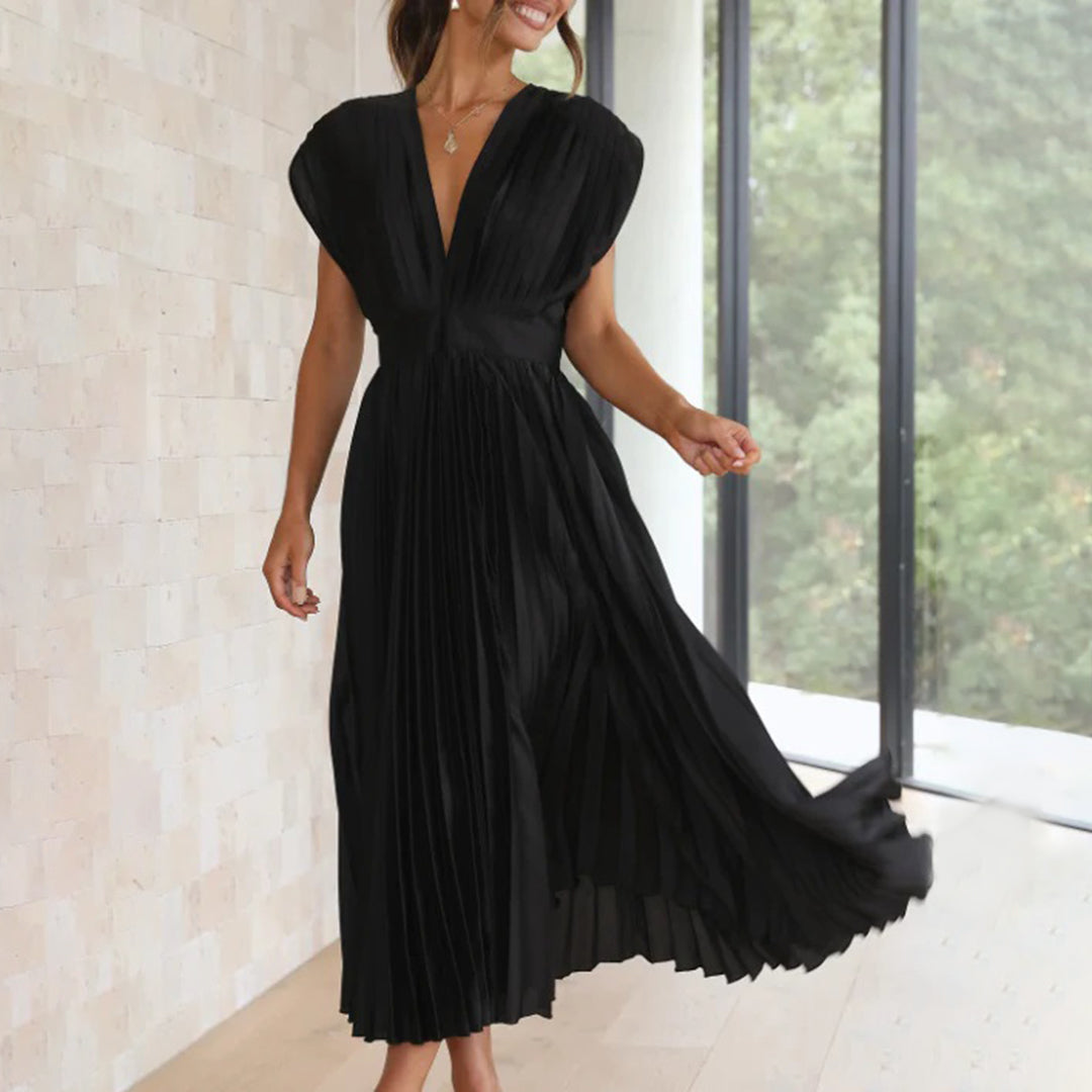 Marni™ | Classic Pleated Midi Gown