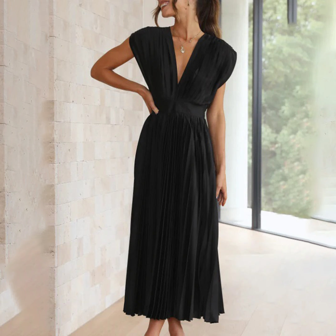 Marni™ | Classic Pleated Midi Gown