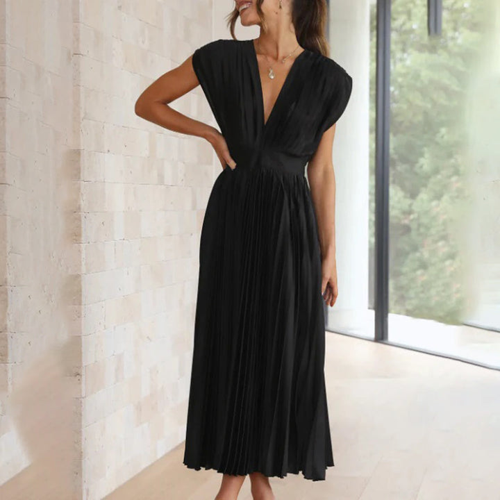 Marni™ | Classic Pleated Midi Gown