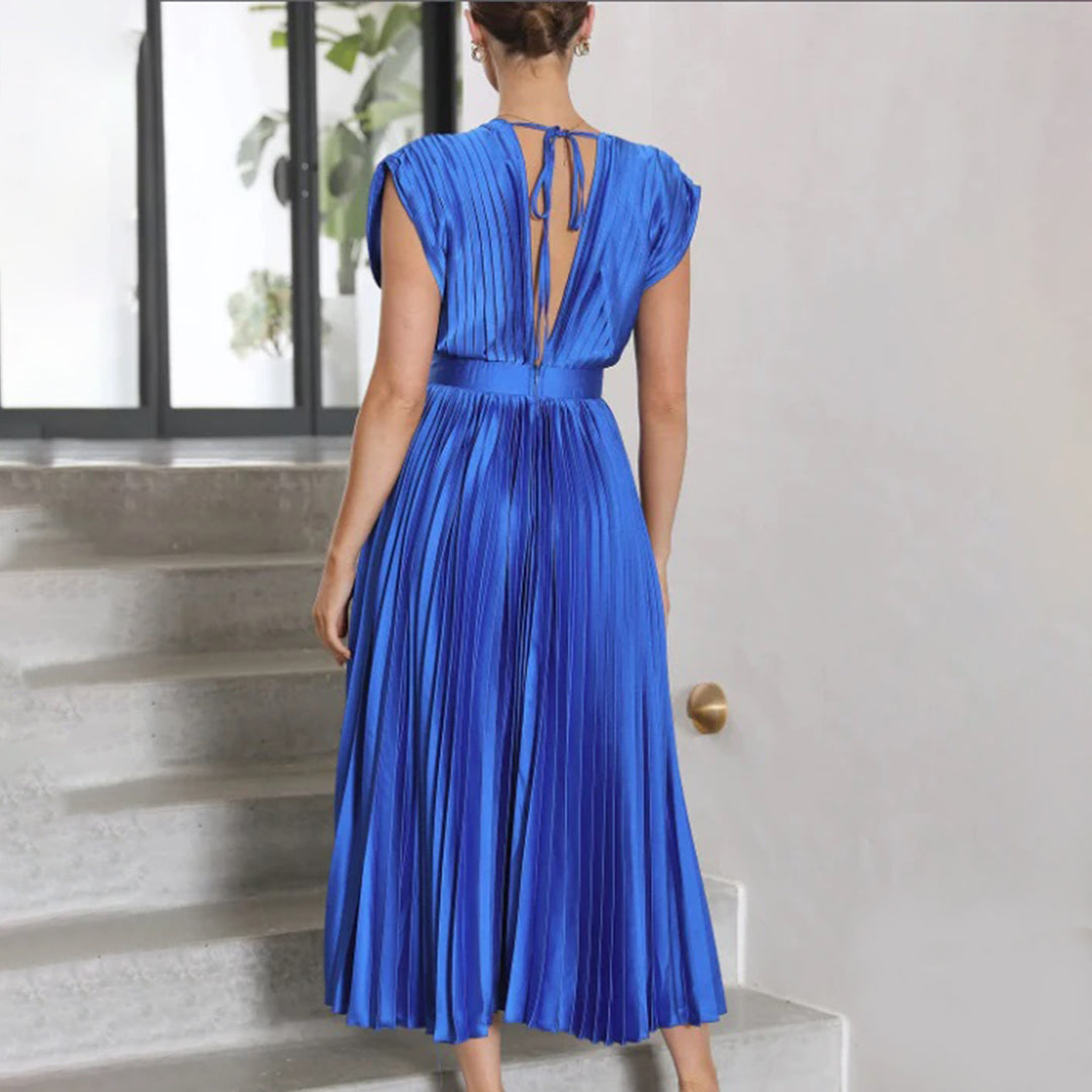 Marni™ | Classic Pleated Midi Gown
