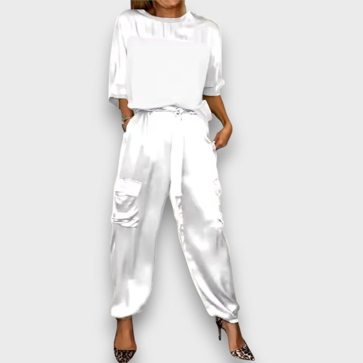Avelan – Luxe Silk Two-Piece Ensemble
