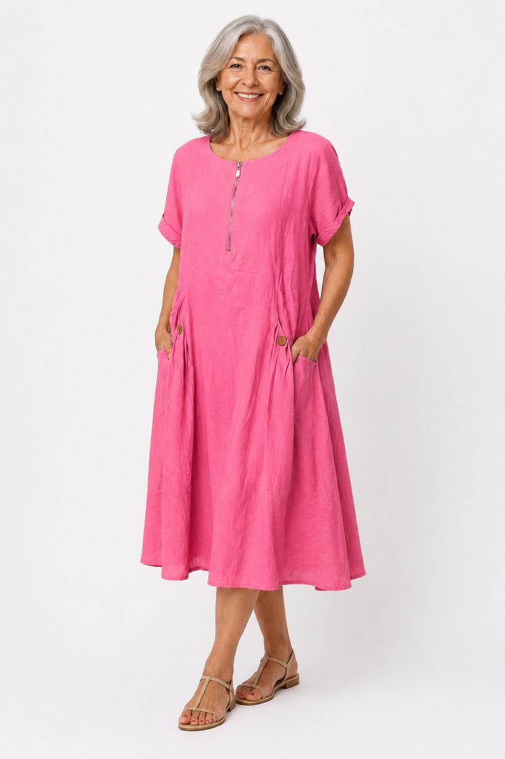 Evelyn™ – Everyday Comfort Midi Dress