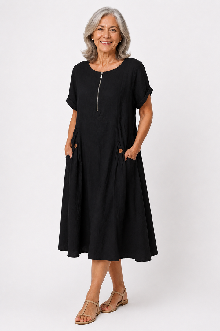 Evelyn™ – Everyday Comfort Midi Dress