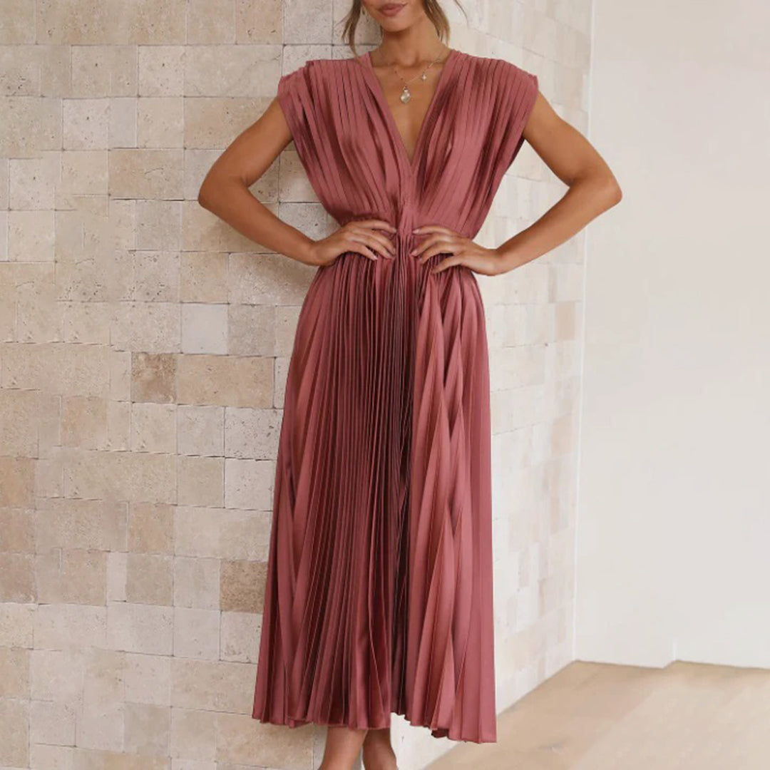 Marni™ | Classic Pleated Midi Gown