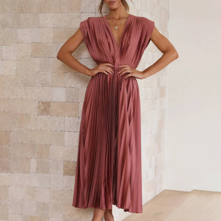 Marni™ | Classic Pleated Midi Gown