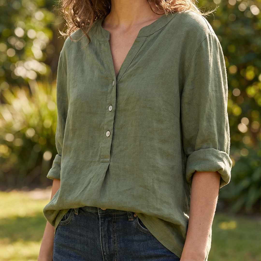 Clara | Lightweight Long-Sleeve Blouse