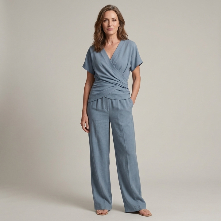 Jasmine | Tie-Front Short Top