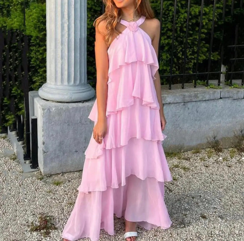 Ava™ | Off-Shoulder Tiered Maxi Dress