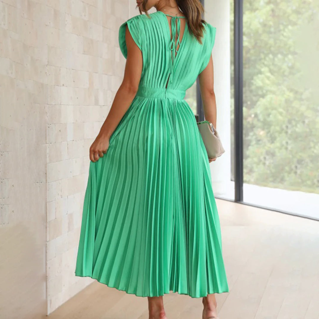Marni™ | Classic Pleated Midi Gown