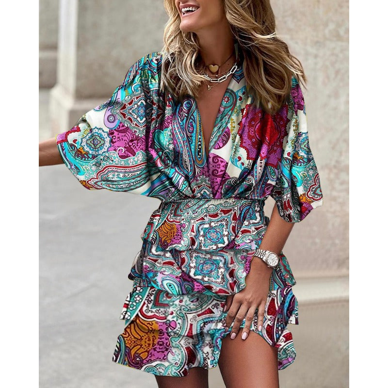 Zara™ | Botanical Midi Dress