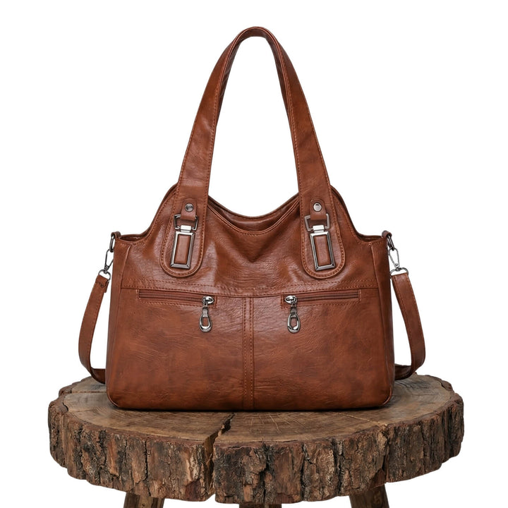 Flavia’s Dual-Zip | Shoulder Bag