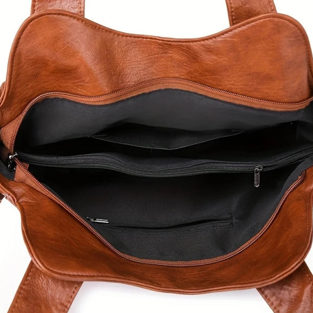Flavia’s Dual-Zip | Shoulder Bag