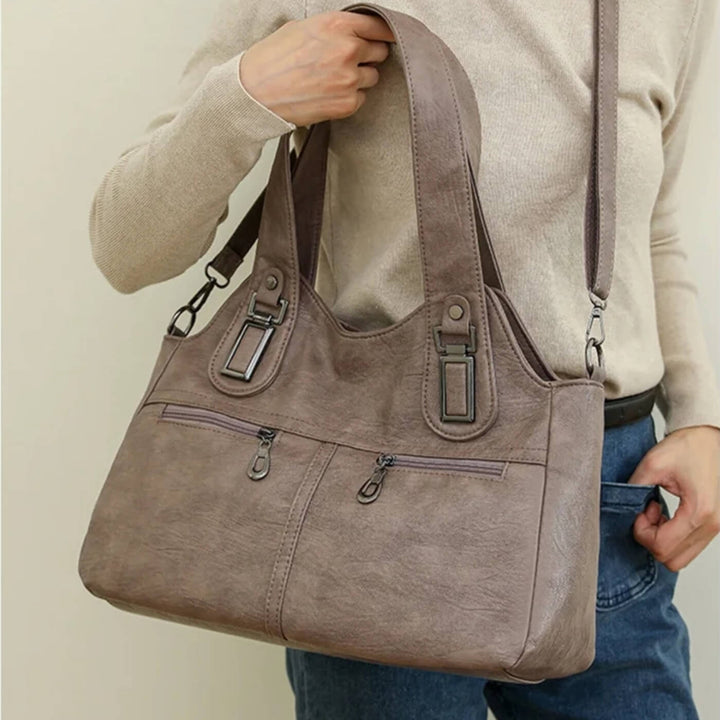 Flavia’s Dual-Zip | Shoulder Bag