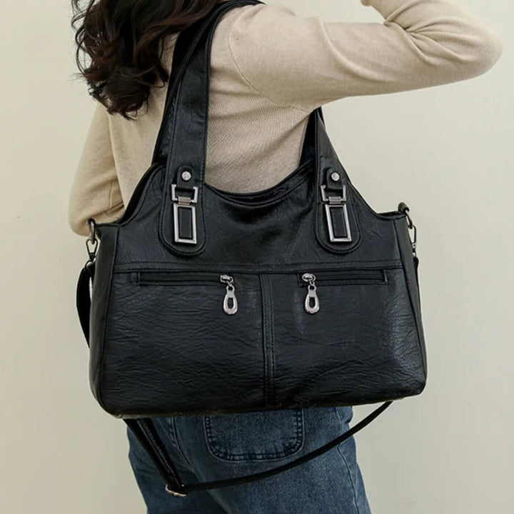 Flavia’s Dual-Zip | Shoulder Bag
