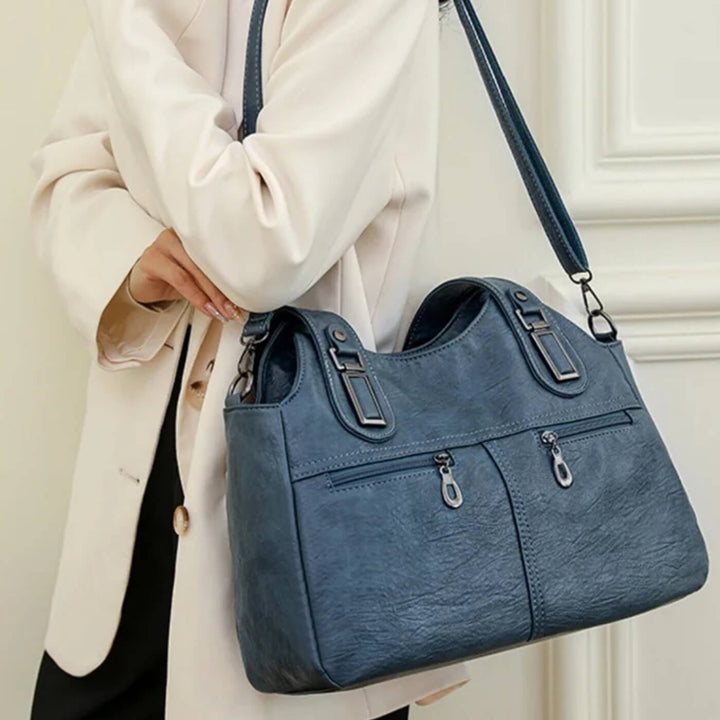 Flavia’s Dual-Zip | Shoulder Bag