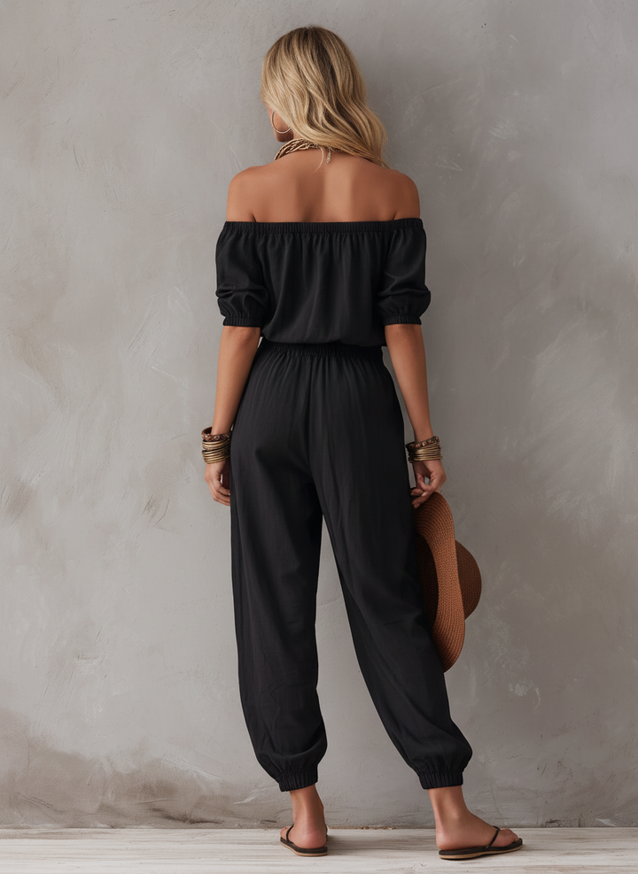 Lisara | OFF-THE-SHOULDER JUMPSUIT FOR WOMEN