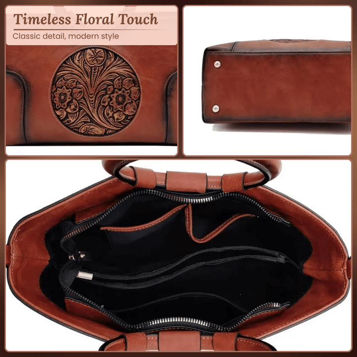 Luciana’s Carved Detail | Handbag