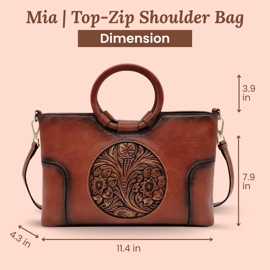 Luciana’s Carved Detail | Handbag