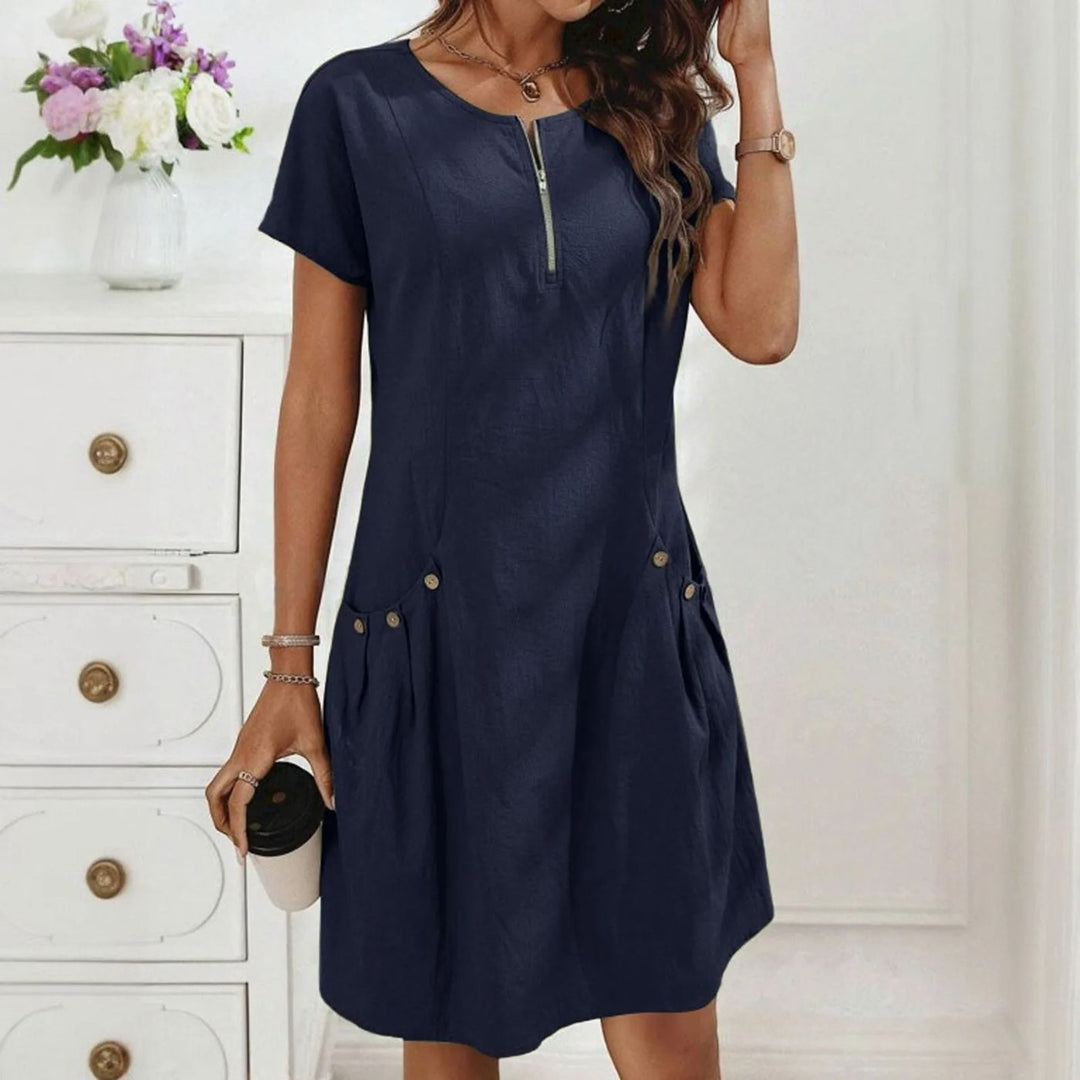 Seraphina™ | Easygoing Autumn Whisper Dress