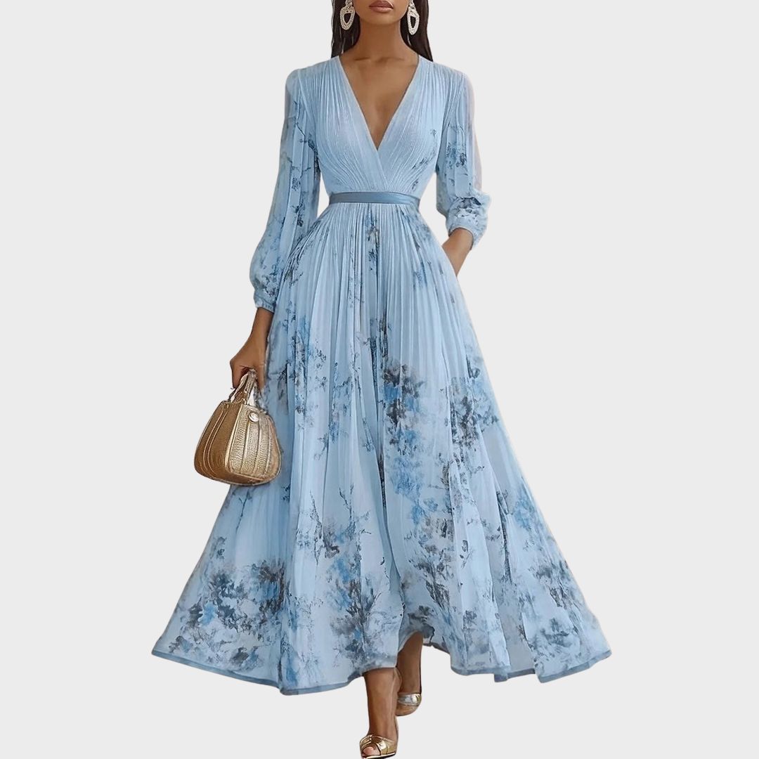 Rowella | Chic Ruffled Midi Dress