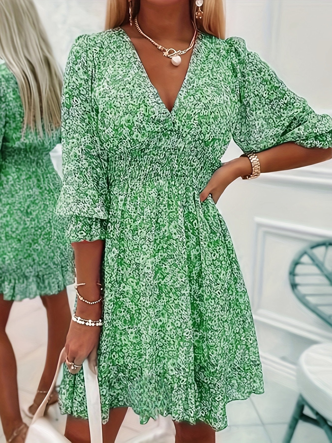 Floria™ | Blossom Tiered Mini Dress