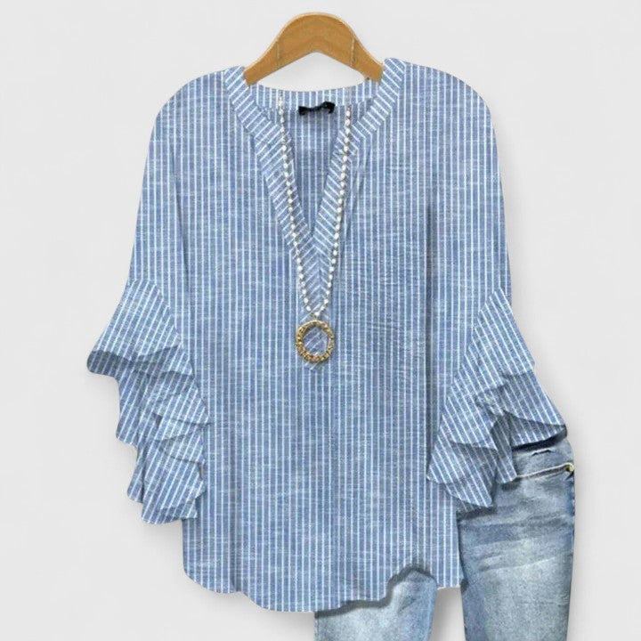 Aurelia | Frill Sleeve Eye-Catching Top