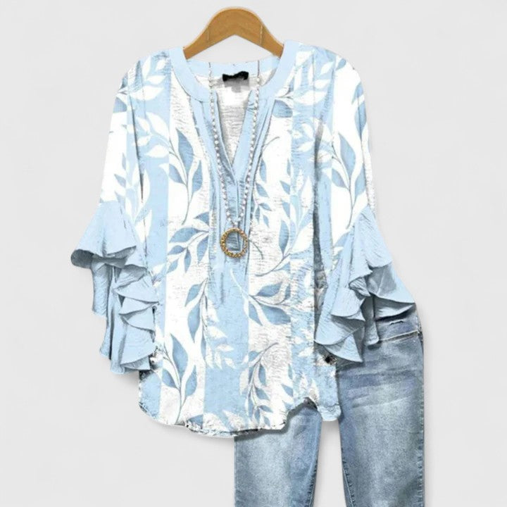 Aurelia | Frill Sleeve Eye-Catching Top
