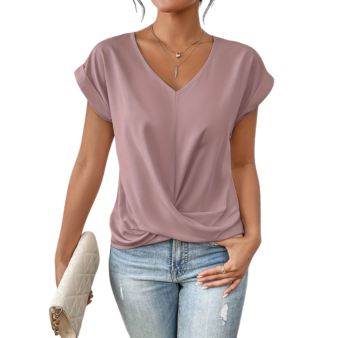 Clara - Casual V-Neck T-Shirt