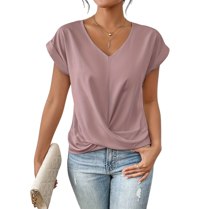 Clara - Casual V-Neck T-Shirt